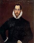 GRECO, El Portrait of a Gentleman from the Casa de Leiva oil painting artist